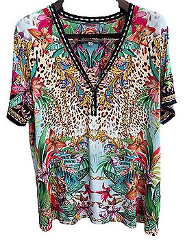 Johnny Was Short Sleeve Blouse
