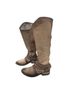 A.S.98 100% Calf Leather Brown Tan Boots Size EU 36 - photo 1