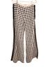 Alexis Print White Black Casual Pants Size M - photo 1