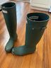 Hunter Green Rain Boots Size 8 - photo 4