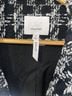 Cinq à Sept Checkered-gingham Black White Blazer Size 10 - photo 3