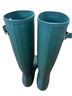 Hunter Green Rain Boots Size 8 - photo 2