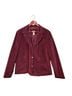 L.L.Bean 97% Cotton 3% Spandex 100% Nylon Burgundy Blazer Size 18 - photo 2