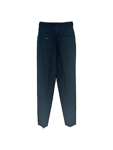 Céline Celine Pleated Trousers in Black Wool (view 2)