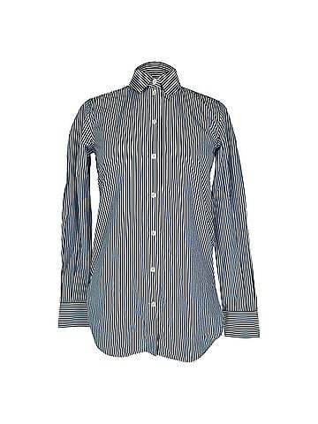 Céline Celine Classic Striped Shirt in Blue Cotton (view 1)
