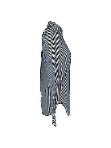 Céline Celine Classic Striped Shirt in Blue Cotton (view 2)