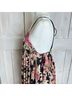 Free People 100% Polyester Floral Black Casual Dress Size S - photo 7