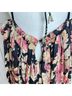 Free People 100% Polyester Floral Black Casual Dress Size S - photo 11