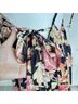 Free People 100% Polyester Floral Black Casual Dress Size S - photo 12