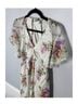 ASOS 100% Polyester Floral White Pink Purple Green Casual Dress Size 8 - photo 4