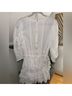 LoveShackFancy 100% Cotton White Cocktail Dress Size M - photo 6