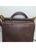 Coach 100% Leather Solid Brown Leather Shoulder Bag One size - photo 6