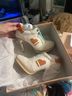 Candie's 100% Leather White Orange Teal Heels Size 7 - photo 5