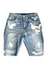 3x1 Solid Blue Jeans Size 27 waist - photo 4