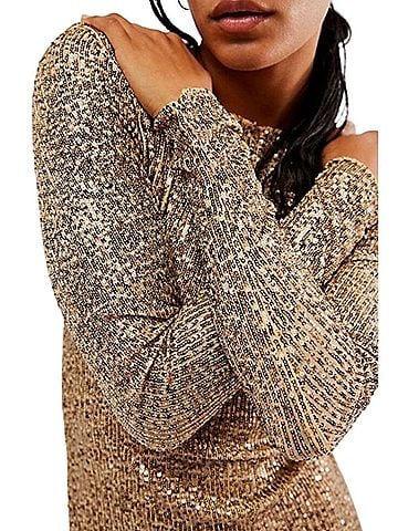 Audrey Parks x Francesca's Long Sleeve Blouse (view 1)