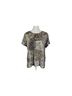 Eileen Fisher 100% Silk Print Multi Color Short Sleeve Blouse Size XL - photo 1
