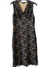 Karen Kane 100% Polyester Leopard Print Black Tan Cocktail Dress Size M - photo 4