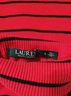 Ralph Lauren Stripes Red Black Turtleneck Sweater Size S - photo 3