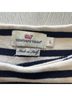Vineyard Vines Stripes Blue White 3/4 Sleeve Blouse Size L - photo 3