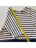 Vineyard Vines Stripes Blue White 3/4 Sleeve Blouse Size L - photo 5