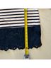 Vineyard Vines Stripes Blue White 3/4 Sleeve Blouse Size L - photo 6