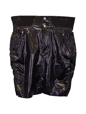 Isabel Marant Isabel Marant Amel Mini Skirt in Black Silk (view 1)