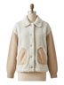 NeeSee's Dresses Color Block Tan Ivory Brown Jacket Size S - photo 1