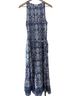 Talbots Paisley Blue Purple Casual Dress Size 4 - photo 2