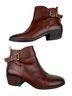 Vince Camuto 100% Leather Brown Ankle Boots Size 8 - photo 6