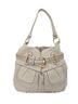 B Makowsky 100% Leather Ivory Leather Hobo One size - photo 1