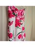 B. Smart 100% Polyester Floral Pink White Cocktail Dress Size 9 - photo 5