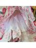 B. Smart 100% Polyester Floral Pink White Cocktail Dress Size 9 - photo 10