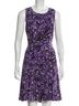 Diane von Furstenberg 100% Polyester Leopard Print Purple Black Active Dress Size M - photo 5