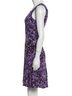 Diane von Furstenberg 100% Polyester Leopard Print Purple Black Active Dress Size M - photo 6