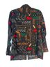 Ralph Lauren Print Black Multi Color Button-Down Shirt Size 1X - photo 2