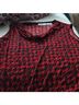 Kathy Ireland Floral Red Black Brown Short Sleeve Blouse Size XXL - photo 3