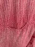 Flax 100% Linen Stripes Red Button-Down Shirt Size L - photo 6