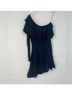 WAYF Polka Dots Blue Cocktail Dress Size XS - photo 5
