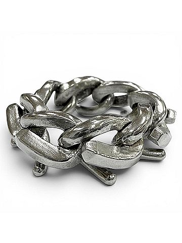 Tiffany & Co. TIFFANY&amp;Co. Tiffany Forge Ring, 925 High Polish, Silver, Weight 11.9g, Men's (view 1)