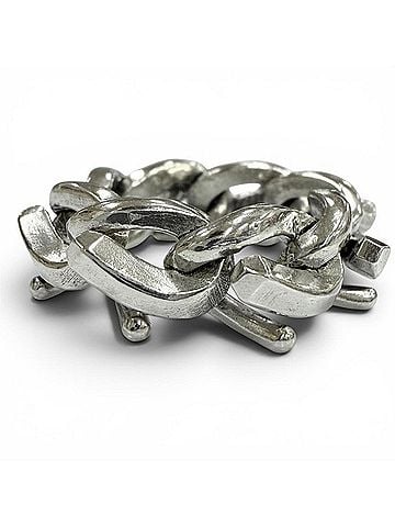 Tiffany & Co. TIFFANY&amp;Co. Tiffany Forge Ring, 925 High Polish, Silver, Weight 11.9g, Men's (view 2)