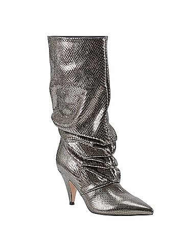 Marc Fisher Paityn Scrunch Dress Leather Boot Heels (view 1)