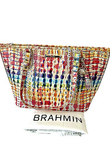 Brahmin Celebrate Medium Asher Tote Leather Tote (view 1)