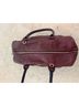Tory Burch Burgundy Leather Tote One size - photo 4