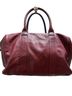 Tory Burch Burgundy Leather Tote One size - photo 2
