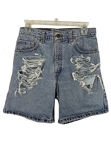 Levi's x Ganni 550 Denim Shorts (view 1)