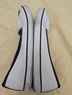 Tory Burch 100% Canvas Black White Flats Size 8 - photo 6