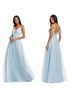 Mac Duggal 100% Polyester Solid Blue Cocktail Dress Size 10 - photo 4