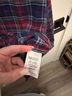 Frank & Eileen 100% Cotton Plaid Red Blue Long Sleeve Button-Down Shirt Size M - photo 5