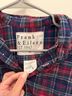 Frank & Eileen 100% Cotton Plaid Red Blue Long Sleeve Button-Down Shirt Size M - photo 4
