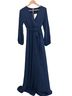 RSVP 100% Polyester Blue Wool Dress Size S - photo 1